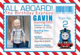 Thomas the Train Birthday Invites Thomas the Train Invitations Ideas Bagvania Free