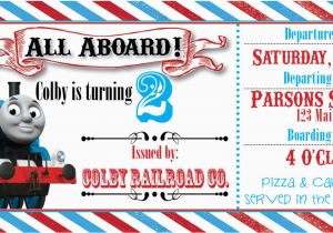 Thomas the Train Birthday Invites Thomas the Train Invitations