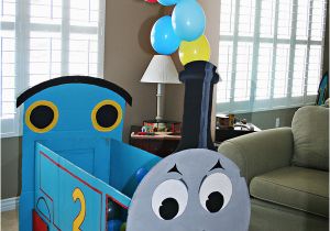 Thomas the Train Birthday Party Decorations Thomas the Train Birthday Party Heather Bird Photography