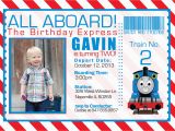 Thomas the Train Invites for Birthday Party Thomas and the Train Birthday Invitations Bagvania Free