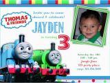 Thomas the Train Invites for Birthday Party Thomas the Train Birthday Invitation Photo Invitation