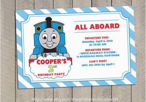 Thomas the Train Invites for Birthday Party Thomas the Train Birthday Party Ideas