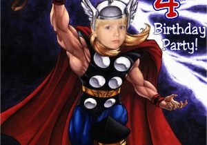 Thor Birthday Invitations Boy Birthday Welcome to Grand Creations by Meme