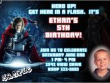 Thor Birthday Invitations Thor Birthday Invitations