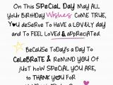 Thousand Words Birthday Cards On Your Birthday Inspired Words Greeting Card Blank Inside