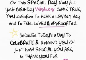 Thousand Words Birthday Cards On Your Birthday Inspired Words Greeting Card Blank Inside
