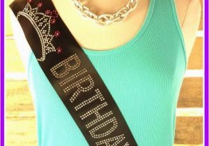 Tiara and Sash for Birthday Girl Birthday Princess Birthday Sash Tiara Birthday Princess Sash