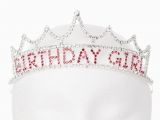 Tiara for Birthday Girl Birthday Girl Tiara Silver Pink Crown Happy Bday