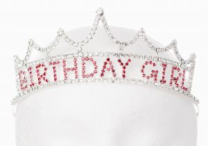 Tiara for Birthday Girl Birthday Girl Tiara Silver Pink Crown Happy Bday