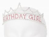 Tiara for Birthday Girl Birthday Girl Tiara Silver Pink Crown Happy Bday