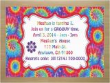 Tie Dye Birthday Party Invitations Tie Dye Birthday Party Invitations Dolanpedia