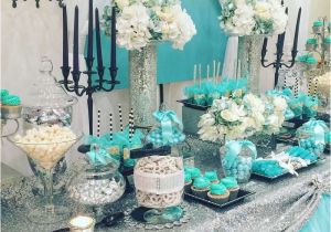 Tiffany Birthday Decorations Tiffany Co Baby Shower Party Ideas In 2018 Girl Tea