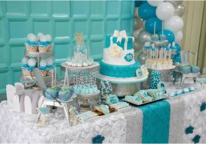 Tiffany Birthday Decorations Tiffany Co Inspired Birthday Party Planning Ideas Decor