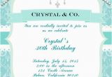 Tiffany Blue Birthday Invitations Tiffany Blue Birthday Invitation Blue Birthday Invitations