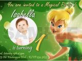 Tinkerbell 1st Birthday Invitations 10 Designs Tinkerbell Fairies Birthday Party Invitation