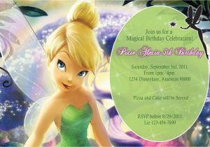 Tinkerbell 1st Birthday Invitations Free Printable Tinkerbell Birthday Invitations