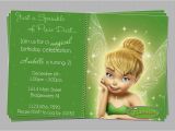 Tinkerbell 1st Birthday Invitations Great Tinkerbell Birthday Invitation Ideas Party Xyz