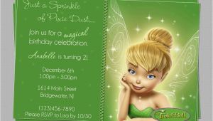 Tinkerbell 1st Birthday Invitations Great Tinkerbell Birthday Invitation Ideas Party Xyz