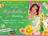 Tinkerbell 1st Birthday Invitations Tinker Bell Birthday Party Invitatiion Ideas Bagvania