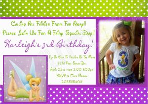 Tinkerbell 1st Birthday Invitations Tinkerbell Birthday Invitation Free