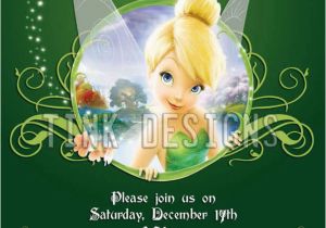 Tinkerbell 1st Birthday Invitations Tinkerbell Fairy Invitation Birthday Party Favors Ebay