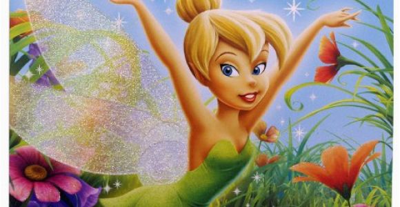 Tinkerbell Birthday Cards Free A Message From Tinker Bell Birthday Greeting Card with