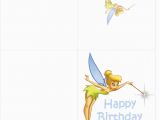 Tinkerbell Birthday Cards Free Free Printable Disney Birthday Cards Free Clipart