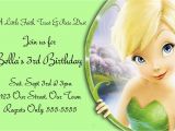 Tinkerbell Birthday Invites Free Templates for Birthday Invitations Drevio