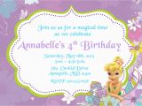 Tinkerbell Birthday Invites Tinkerbell Birthday Invitations Best Party Ideas