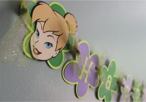 Tinkerbell Happy Birthday Banner Reserved for Princessshelby Tinkerbell Birthday Banner