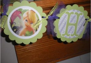 Tinkerbell Happy Birthday Banner Tinkerbell Happy Birthday Banner Matching by Partyonbanners2