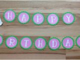 Tinkerbell Happy Birthday Banner Tinkerbell Pink Happy Birthday Banner Tink Birthday Party