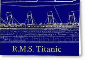 Titanic Birthday Card Titanic by Design Digital Art by Bill Cannon