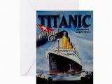 Titanic Birthday Card Vintage Titanic Travel Greeting Card by Vintagetravelposters