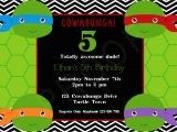 Tmnt Birthday Invitations Free Free Printable Ninja Turtle Birthday Invitations