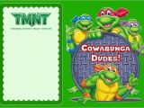 Tmnt Birthday Invitations Free Teenage Mutant Ninja Turtles Another Great Idea for A