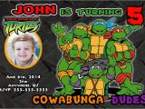 Tmnt Birthday Invites Free Printable Ninja Turtle Birthday Party Invitations