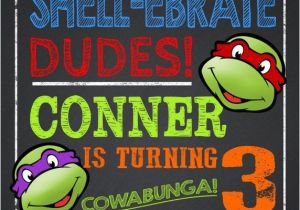 Tmnt Birthday Invites Party Invitation Templates Ninja Turtle Party Invitations