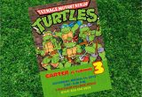 Tmnt Birthday Invites Teenage Mutant Ninja Turtles Birthday Invitations Ninja