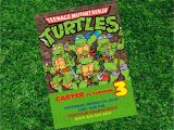 Tmnt Birthday Invites Teenage Mutant Ninja Turtles Birthday Invitations Ninja