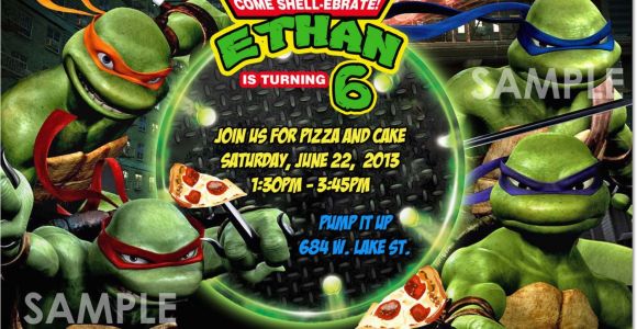 Tmnt Birthday Invites Tmnt Teenage Mutant Ninja Turtles Invitation Printable