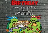 Tmnt Birthday Invites Tmnt Teenage Mutant Ninja Turtles Movie Birthday