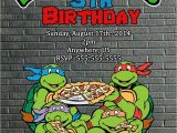 Tmnt Birthday Invites Tmnt Teenage Mutant Ninja Turtles Movie Birthday