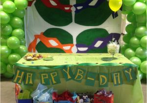 Tmnt Birthday Party Decorations Ninja Turtle Bday Table Decoration Party Decorations