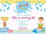 Toddler Birthday Invites Kids Pool Party Invitations Home Party Ideas
