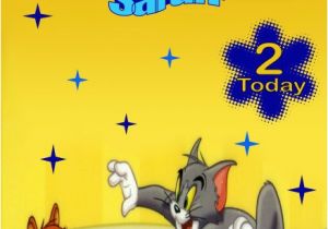 Tom and Jerry Birthday Card Personalised tom Jerry Birthday Card