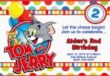 Tom and Jerry Birthday Card tom and Jerry Birthday Invitations Dolanpedia