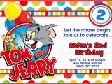 Tom and Jerry Birthday Card tom and Jerry Birthday Invitations Dolanpedia