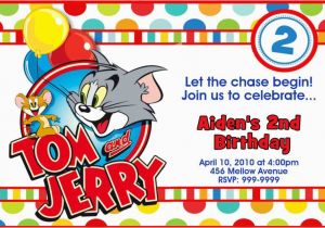 Tom and Jerry Birthday Card tom and Jerry Birthday Invitations Dolanpedia