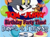 Tom and Jerry Birthday Invitations Personalized tom and Jerry Party Invitation Design Digital
